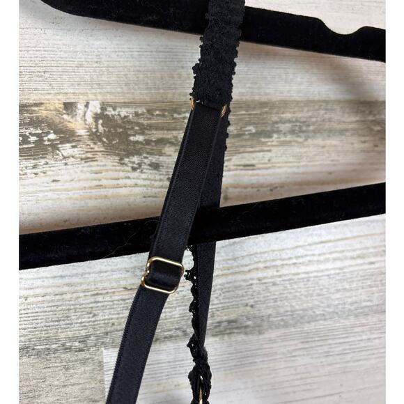 Adore Me Women’s 36B Black Lace Kimmy Push Up Underwire Balconette Bra NWT - Picture 5 of 8